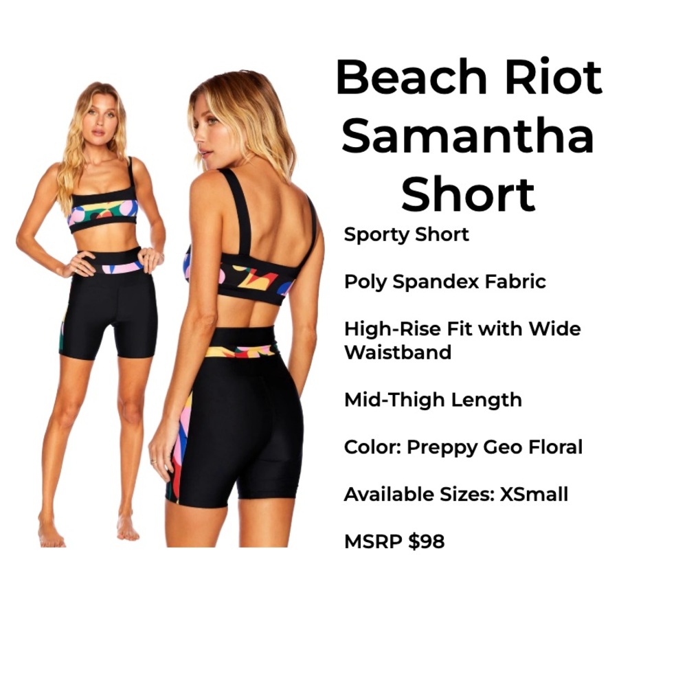 Beach Riot Samantha Biker Short. NWT. XS.